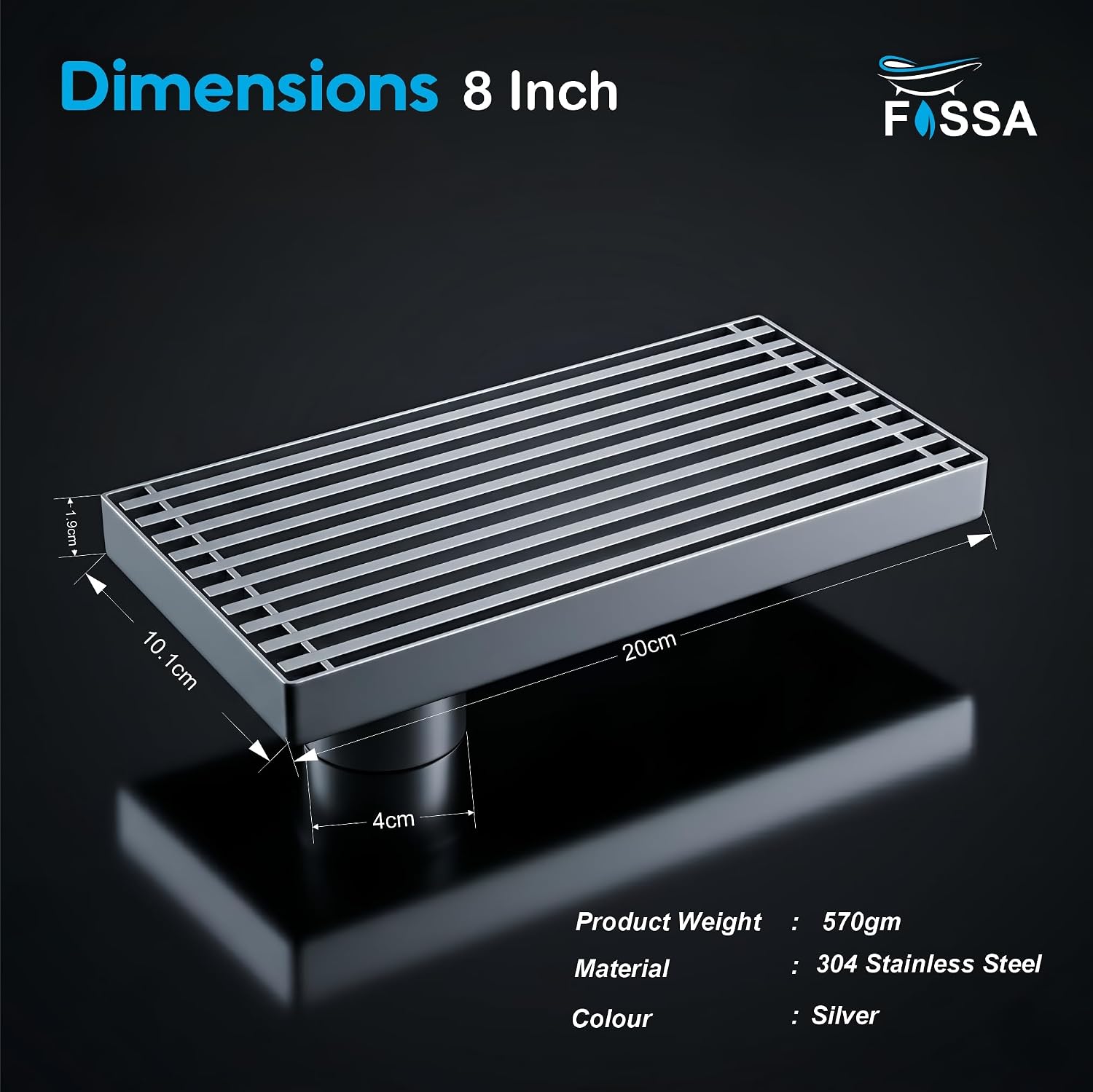 Diamond Cut Cover | Efficient Drainage | Stylish Finish | Removable Design