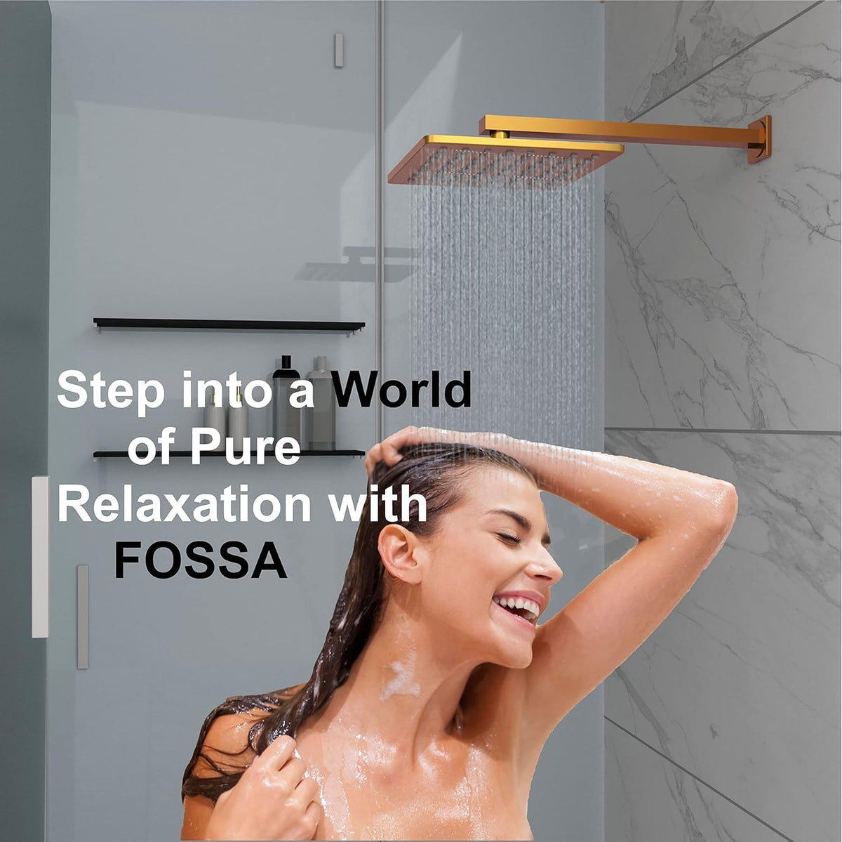 Fits all standard shower arms in minutes.
