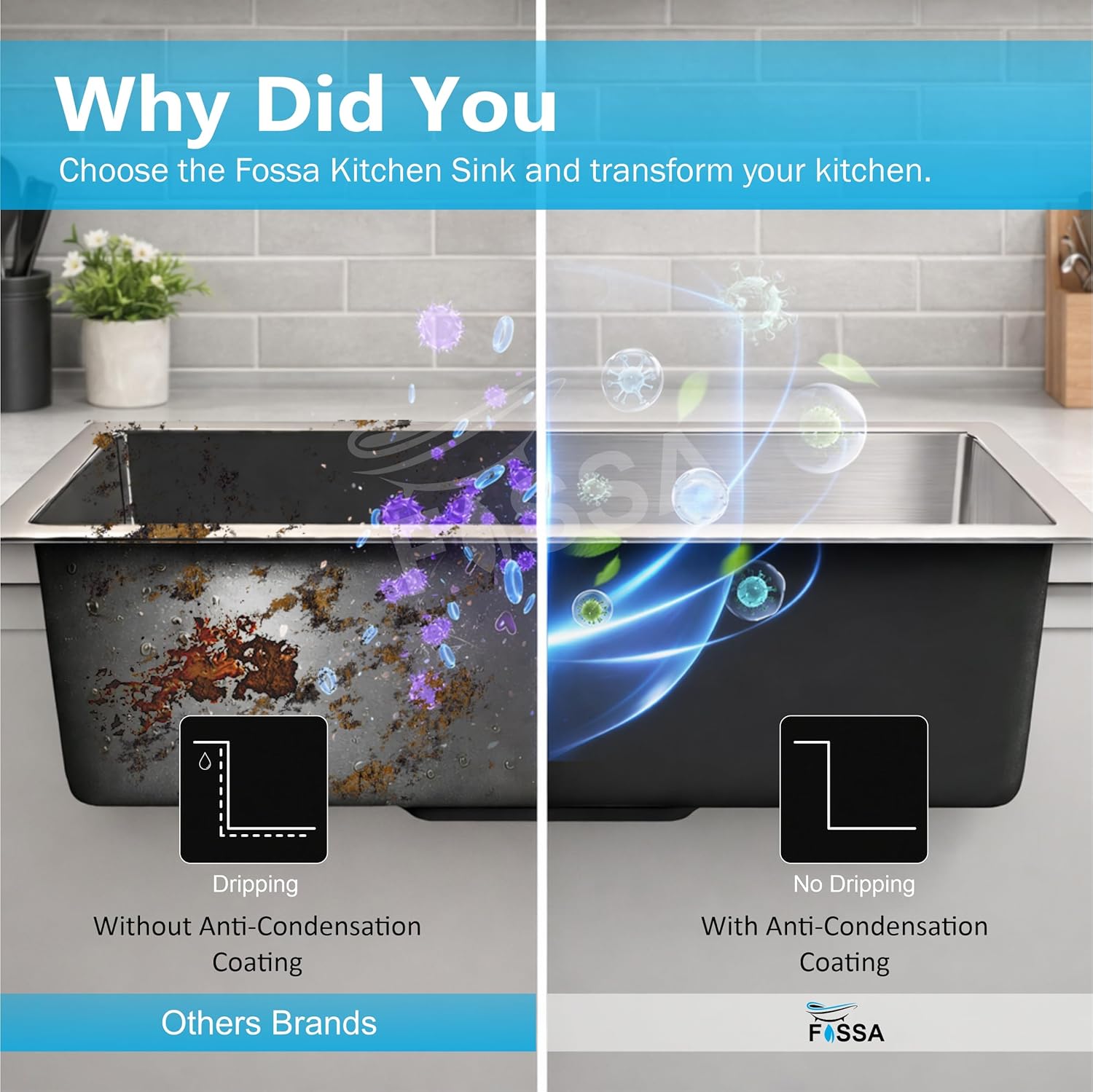 Smooth stainless steel surface is easy to clean and maintain after daily use.