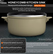 Honeycom stainless steel kitchen sink 