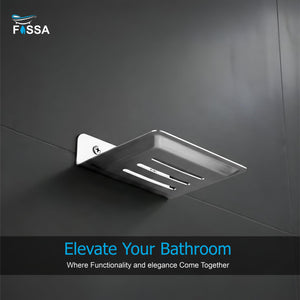 Clean silver finish adds a premium and stylish look to your bathroom.