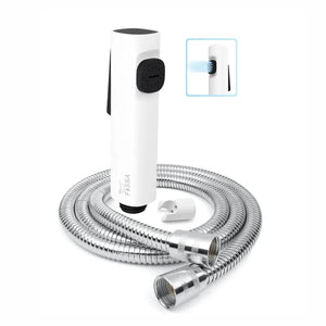 erica white ABS health faucet with 1 meter 304 stainless steel hose pipe and hook