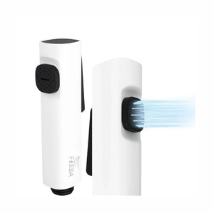 Durable ABS health faucet white with 1 meter 304 ss hose