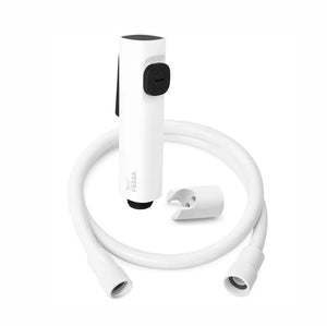 erica white ABS health faucet with 1 meter flexible hose pipe and hook