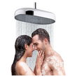 Fossa 14 inch Rain Shower Head Rectangle- Wide Coverage Rainfall Style Water Spray - Adjustable Showerhead Fossa Home