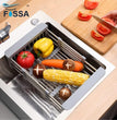 Fossa Sink Strainer Drain Telescopic Drain Basket with Adjustable Kitchen Drain Basket (18Inch) - Fossa Home 