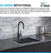 Fossa 18"X16"X09" Single Bowl SS-304 Grade Stainless Steel Handmade Kitchen Sink Black Fossa Home