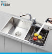 Fossa Sink Strainer Drain Telescopic Drain Basket with Adjustable Kitchen Drain Basket 18 inch FB-01Black - Fossa Home 