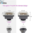 Fossa 3.5 Inch Stainless Steel Kitchen Sink Coupling/Basket Square Strainer, Kitchen Sink Strainer with Removable Waste Basket/Strainer Assembly - Fossa Home 