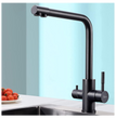 Fossa 3-Way Kitchen Tap, 360° Swivel, Kitchen Mixer Tap for, 3-in-1 High Pressure Tap, Drinking Tap with Hot & Cold Water Fossa Home
