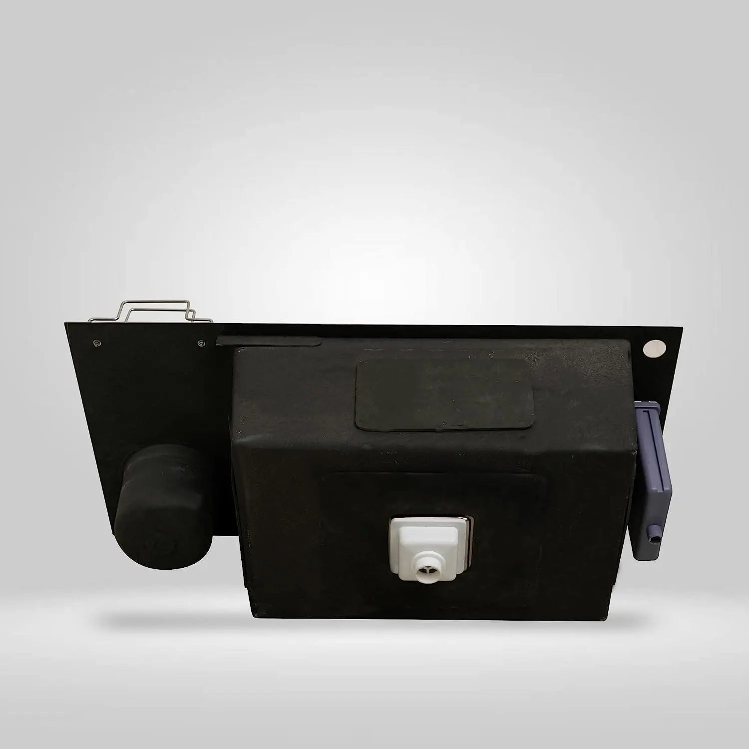 Fossa 37"x18"x10" Inch Single Bowl With Dustbin Stainless Steel Handmade Kitchen Sink Matte Finish Fossa Home