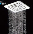 Fossa 4"x4"" Inch Square Fixed Stainless Steel Shower Head for Bathroom Luxury Hotel Luxury Bathroom Shower Head Unique Design Fossa Home