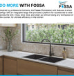 Fossa 45"x20"x10" Double Bowl Handmade kitchen Sink Stainless Steel Black Matte Finish - Fossa Home 