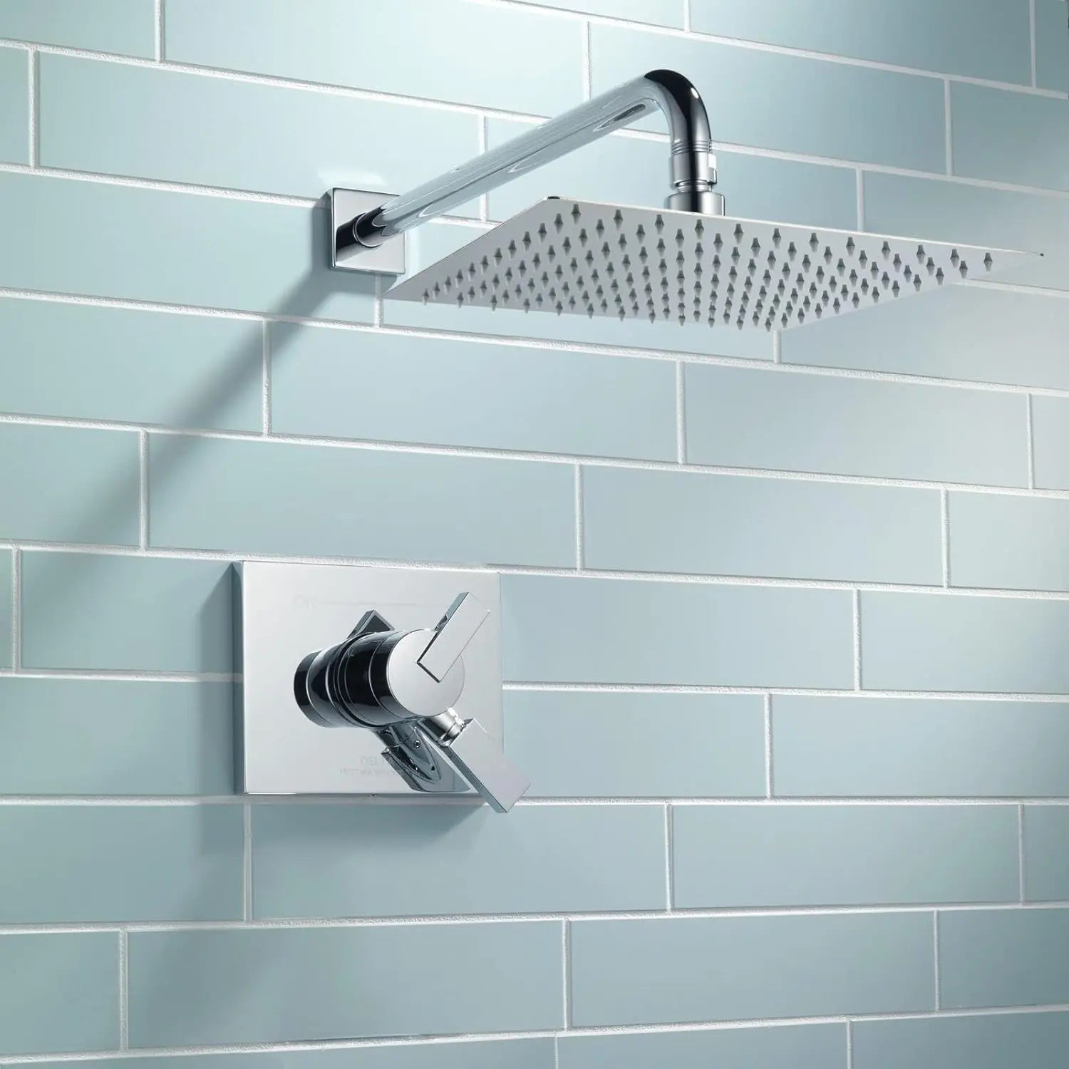 Fossa 6X6 Inch Rain Shower - Fossa Square High Pressure Shower Head Made of 304 Stainless Steel (Without ARM Finish) Fossa Home