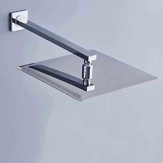 Fossa 6x6 Rain Overhead Shower Square 304 Stainless Steel Rain Showers Overhead Wall Mounted, Without Arm UOHS-002 Fossa Home