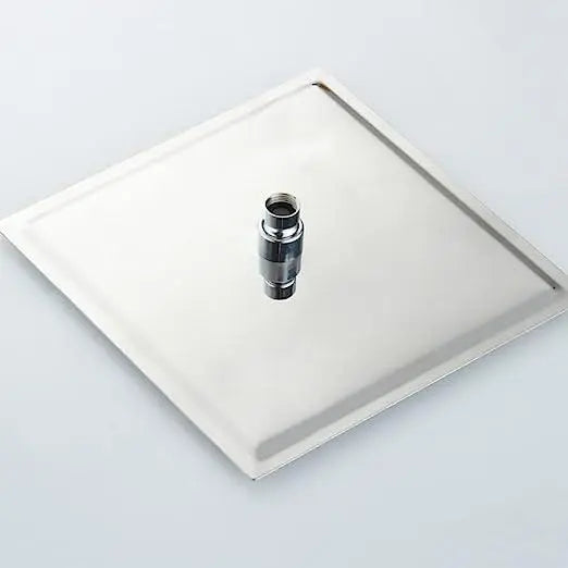 Fossa 8x8 Rain Overhead Shower Square 304 Stainless Steel Rain Showers Overhead Wall Mounted, Without Arm UOHS-003 Fossa Home