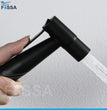 Fossa Hand Held Bidet Sprayer Premium Stainless Steel Sprayer Shattaf - Bidet Spray Head for Toilet, Hand Bidet Sprayer for Toilet Black - Fossa Home 