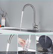 Fossa High Pressure Kitchen Faucet 360° Swivel, Stainless Steel Kitchen Faucet, Kitchen Mixer Tap with High Spout-257mm (Silver) - Fossa Home 