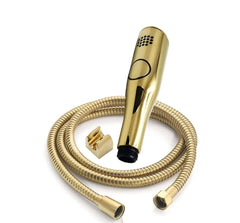 Fossa Italian Collection Heath Faucet Handheld Bidet Sprayer for Bathroom | Cloth Diaper Sprayer for Toilet | Health Faucet with 1 Mtr Hose Pipe, Hook | Chrome Finish (AQUAelite Gold) Fossa Home