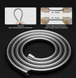 Fossa Large Bore Shower Hose 1Mtr Universal Anti-Kink and Leak-Proof Hose Pipe - Fossa Home 
