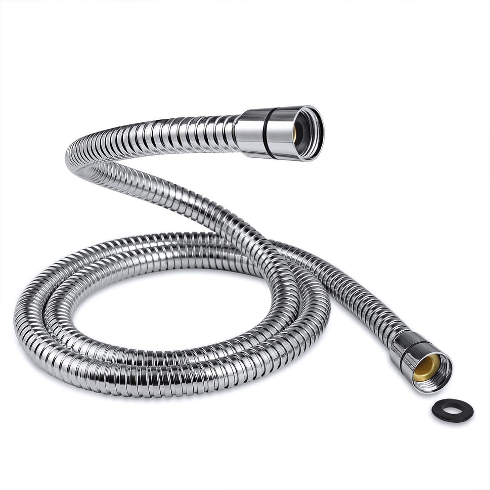 Fossa Large Bore Shower Hose 1Mtr Universal Anti-Kink and Leak-Proof Hose Pipe Fossa Home