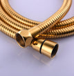 Fossa Large Bore Shower Hose 1m -Supper Low Water Pressure Boosting Shower Hoses with Chrome, Universal Anti-Kink and Leak-Proof color (Gold) Fossa Home