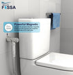 Fossa Magneto Health Faucet/Bidet Sprayer for Toilet and Bathroom with 1 Mtr Hose Pipe and Magnet Holder (Silver) HF-1922 - Fossa Home 