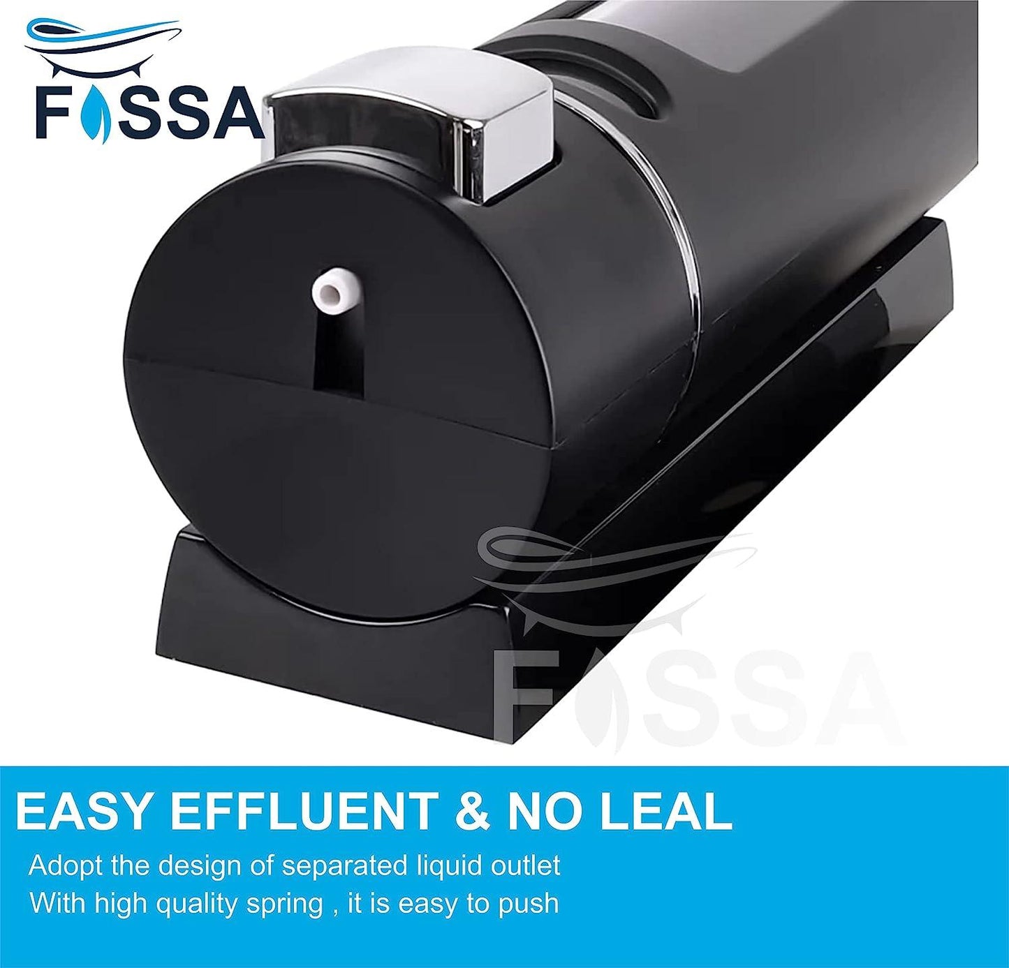 Fossa Wall-Mount Soap Dispensers 400ML Manual Soap Bathroom for Hair Shampoo Shower or Hand Cleanser SD-005 - Fossa Home 