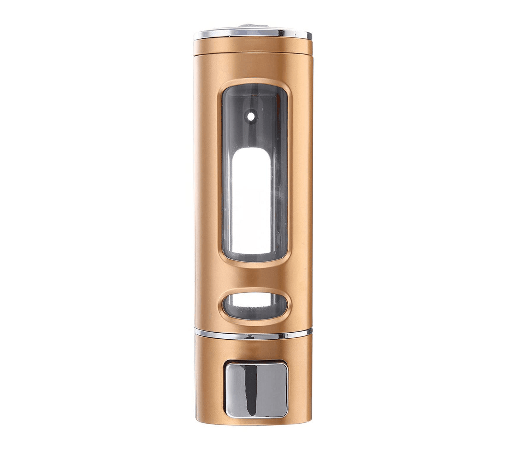 Fossa Wall-Mount Soap Dispensers 400ML Manual Soap Bathroom for Hair Shampoo Shower or Hand Cleanser SD-005 Gold - Fossa Home 