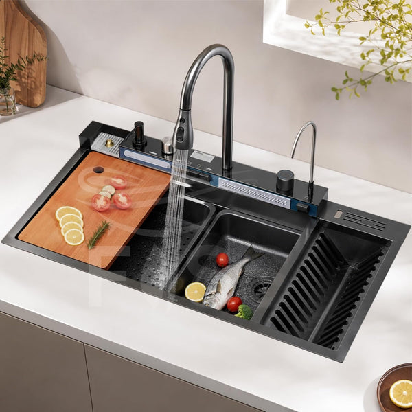 Black Kitchen Sink | Matte Finish | Luxury Kitchen Feel