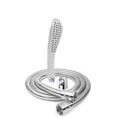 Fossa Dezire Rain Hand Shower, Handheld showers with 1.5 Meter Hose Pipe Stainless Steel and Hook, Chrome Finish (Hand Shower Set)