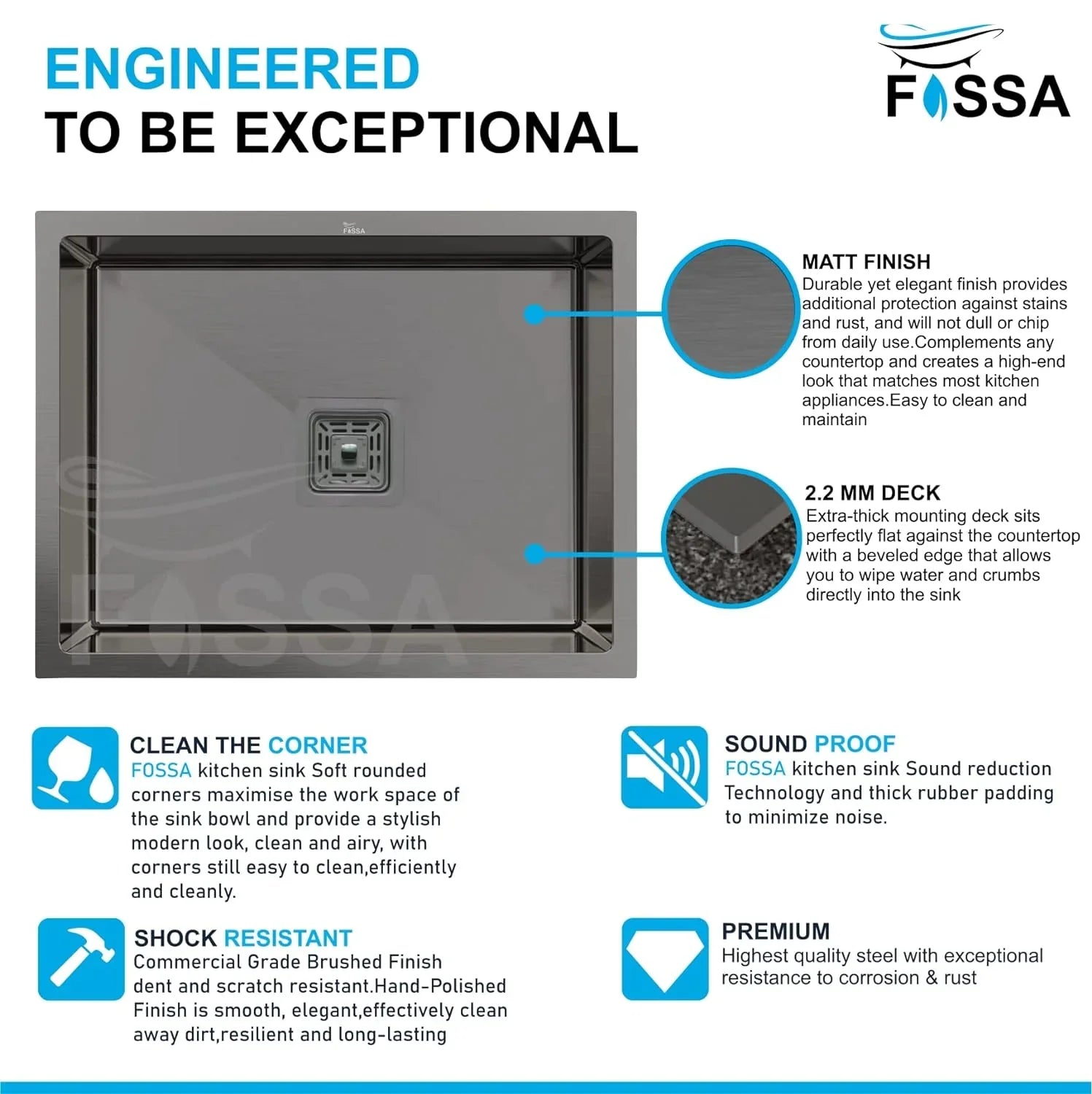 single bowl kitchen sink, deep stainless steel, modern compact, spacious, matte finish top mount, under, easy clean, rust resistant, scratch, noise reducing, for small kitchens, large, renovation, modern design, 304 