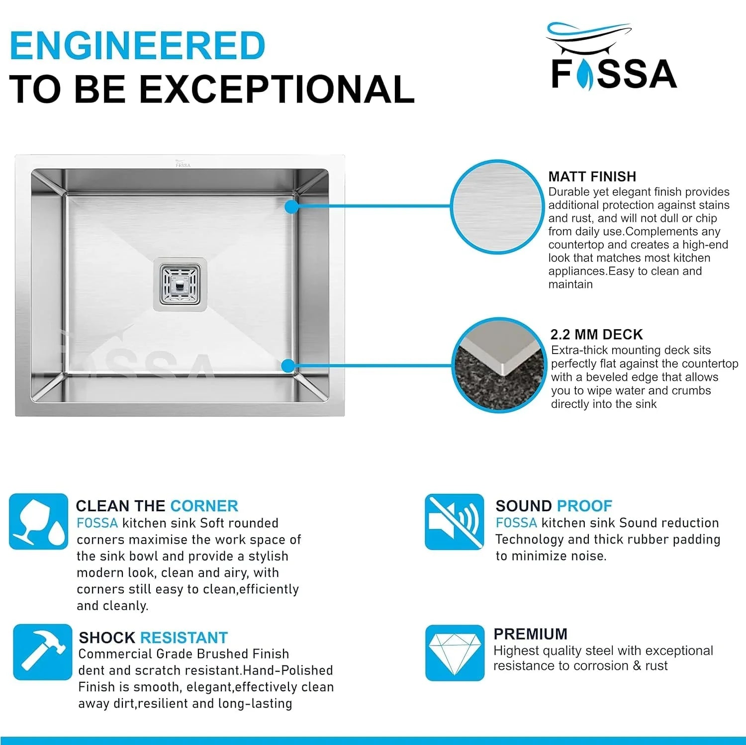 single bowl kitchen sink, deep stainless steel, modern compact, spacious, matte finish top mount, under, easy clean, rust resistant, scratch, noise reducing, for small kitchens, large, renovation, modern design, 304 