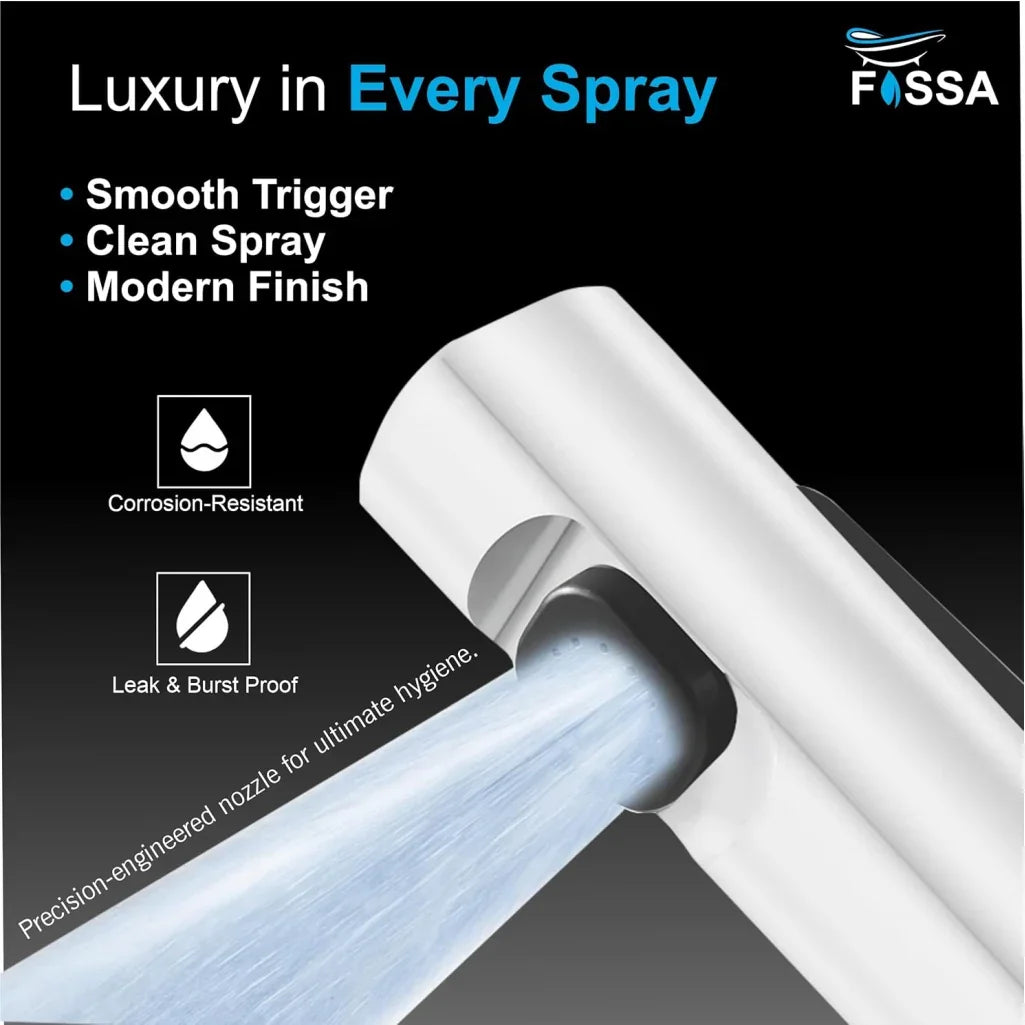 handheld ABS health faucet gun only white for toilet hygiene