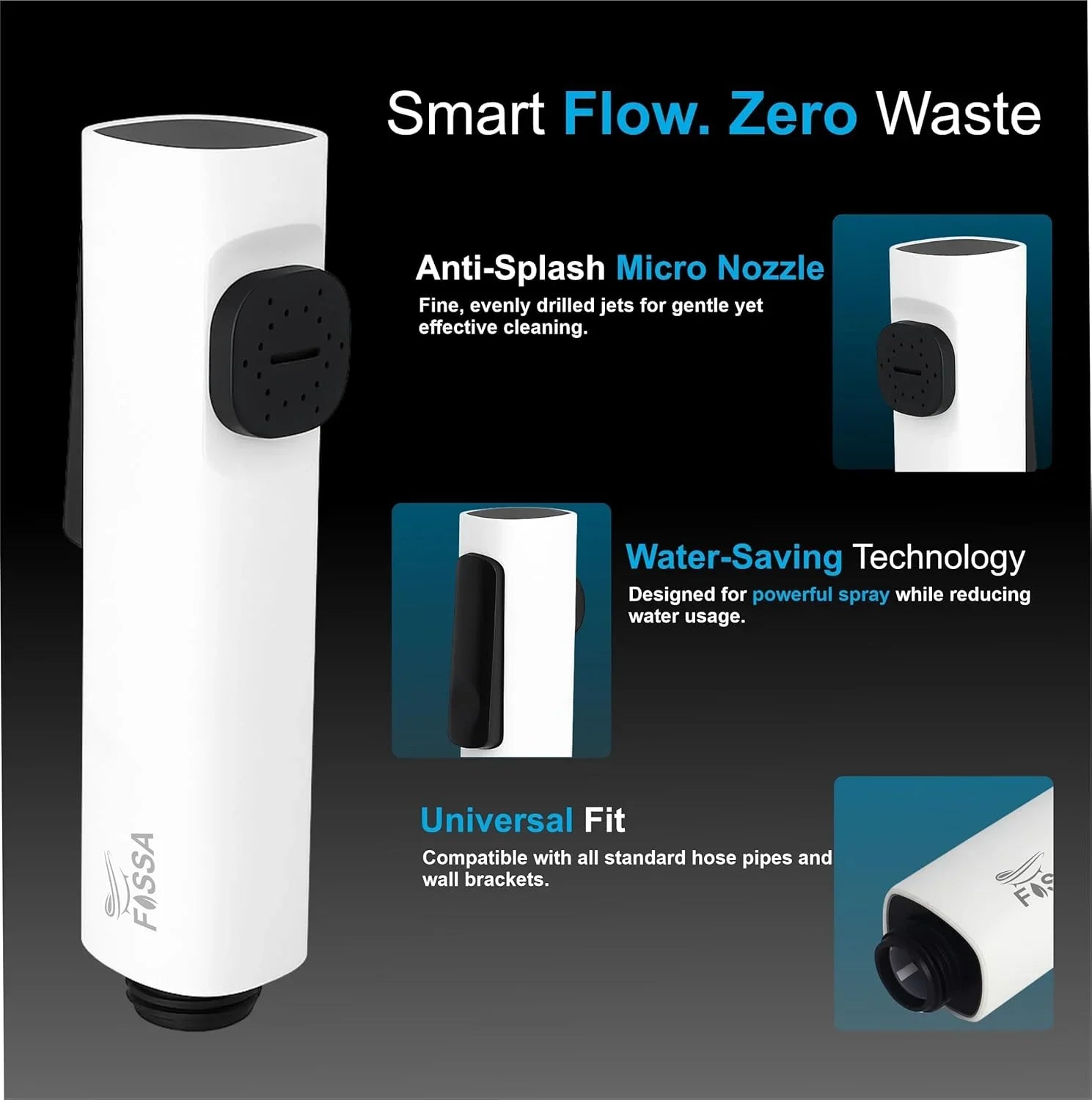 bathroom health faucet gun only abs material white color