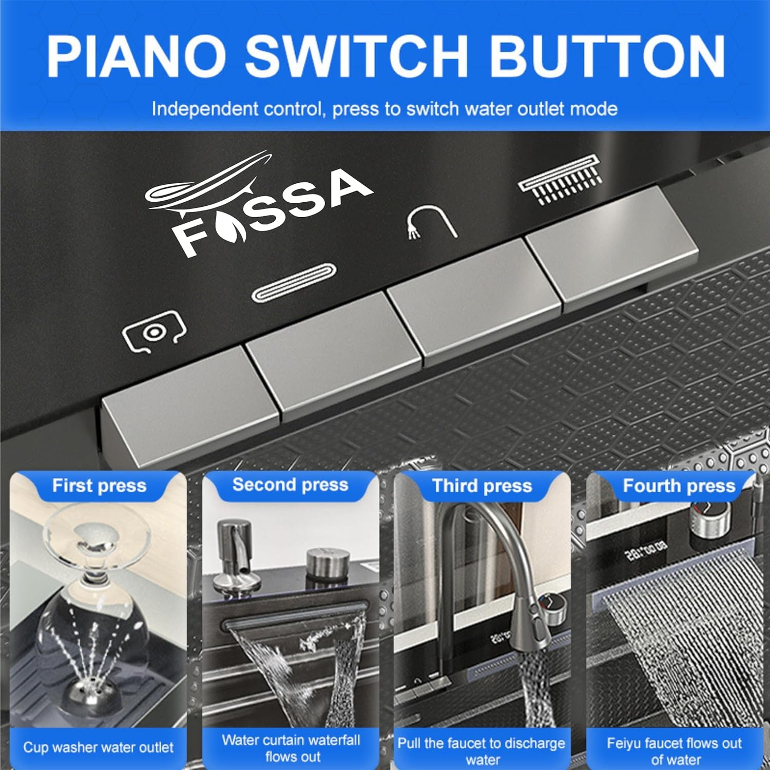 Fossa Piano switch button 