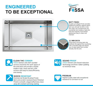 single bowl kitchen sink, deep stainless steel, modern compact, spacious, matte finish top mount, under, easy clean, rust resistant, scratch, noise reducing, for small kitchens, large, renovation, modern design, Premium