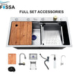 Fossa stainless steel kitchen sink silver 