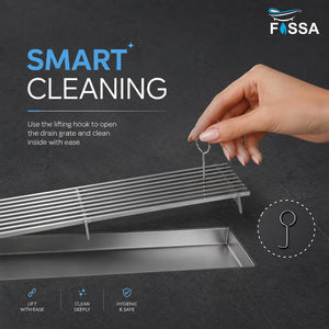 Dark Gunmetal Finish | Linear Water Flow | Strong Design | Easy Maintenance
