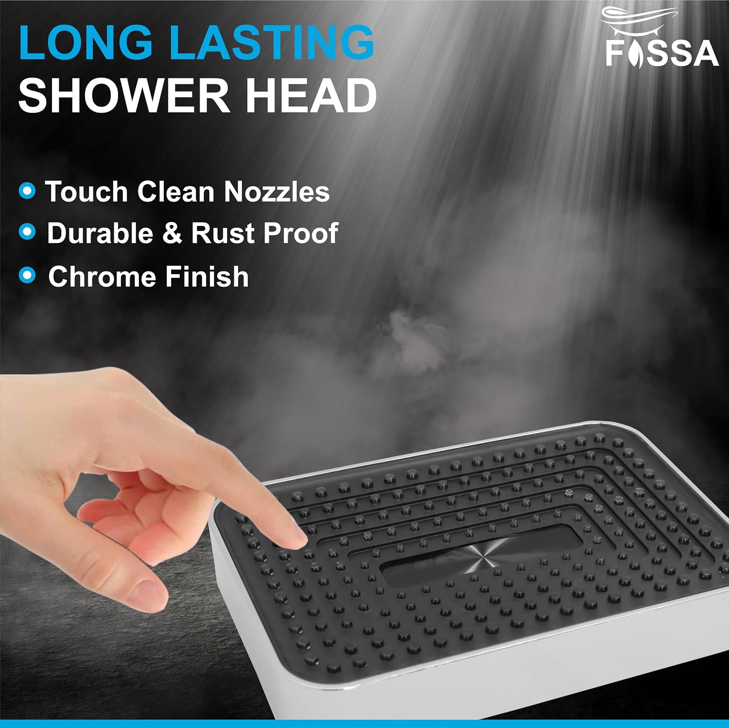 304 Stainless Steel Body Rust-resistant, corrosion-proof construction for long-lasting durability.
