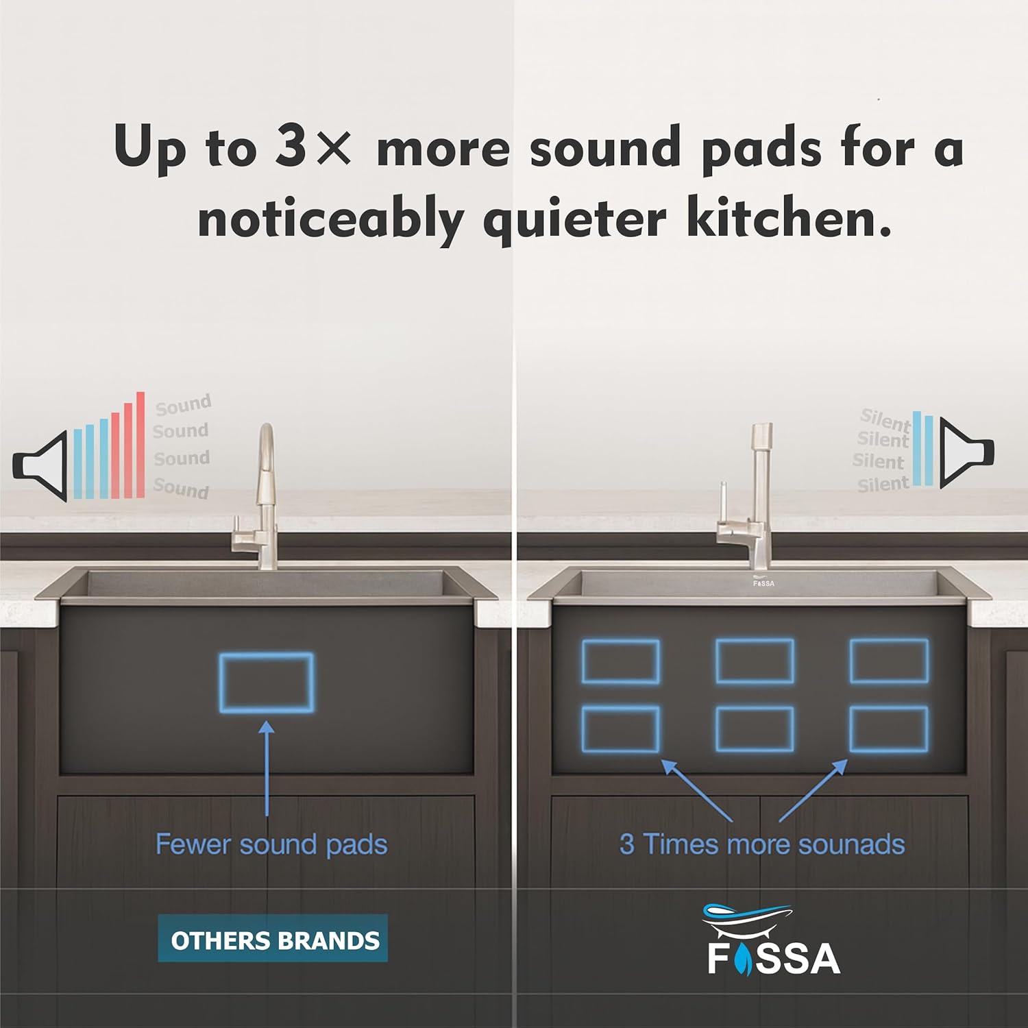 nano coated honeycomb embossed kitchen sink single bowl 24x18 inch with tap hole