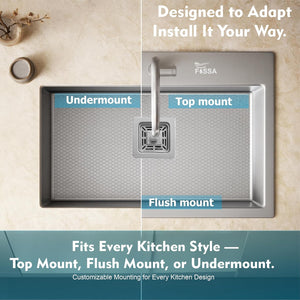 modern single bowl kitchen sink with tap hole silver honeycomb embossed finish