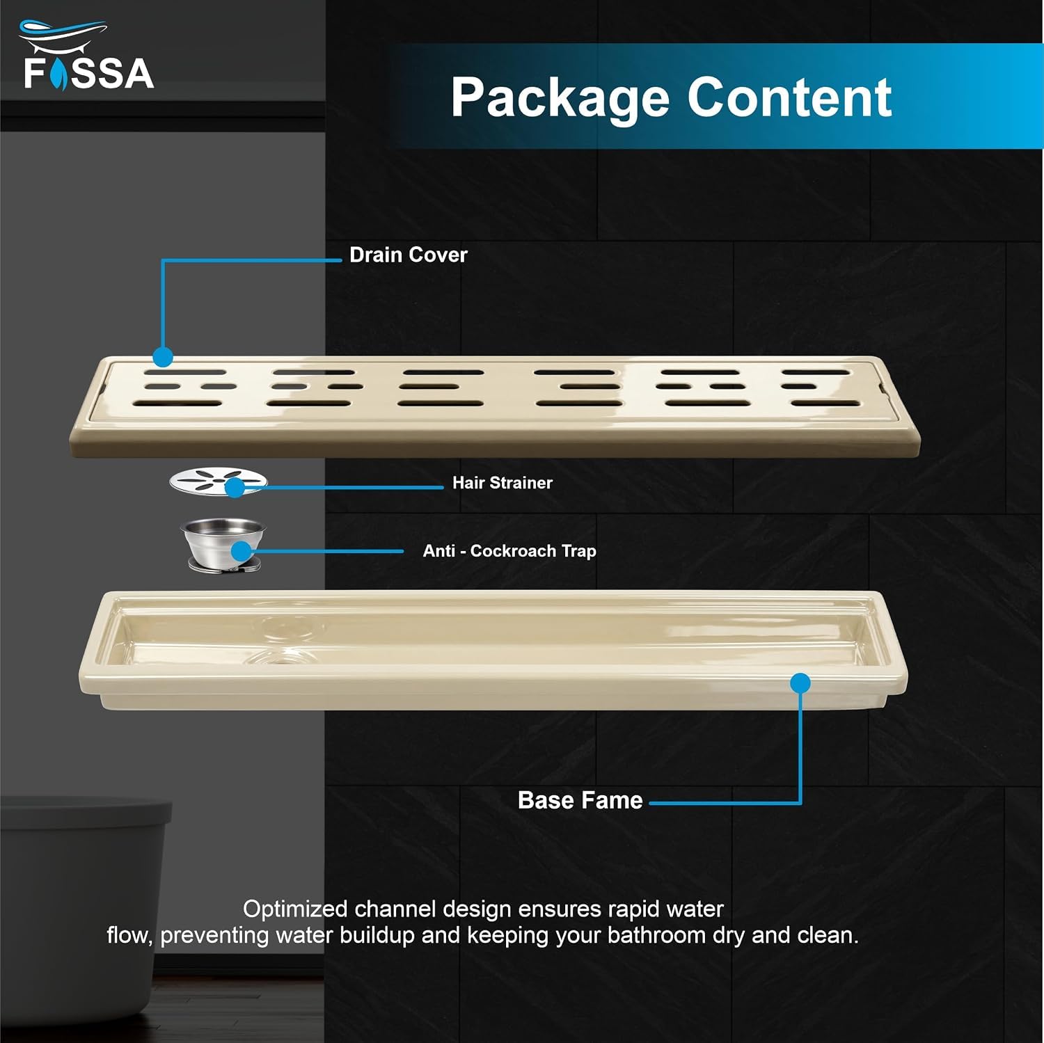 Luxury Ivory Glossy Look Adds Style to Your Bathroom
