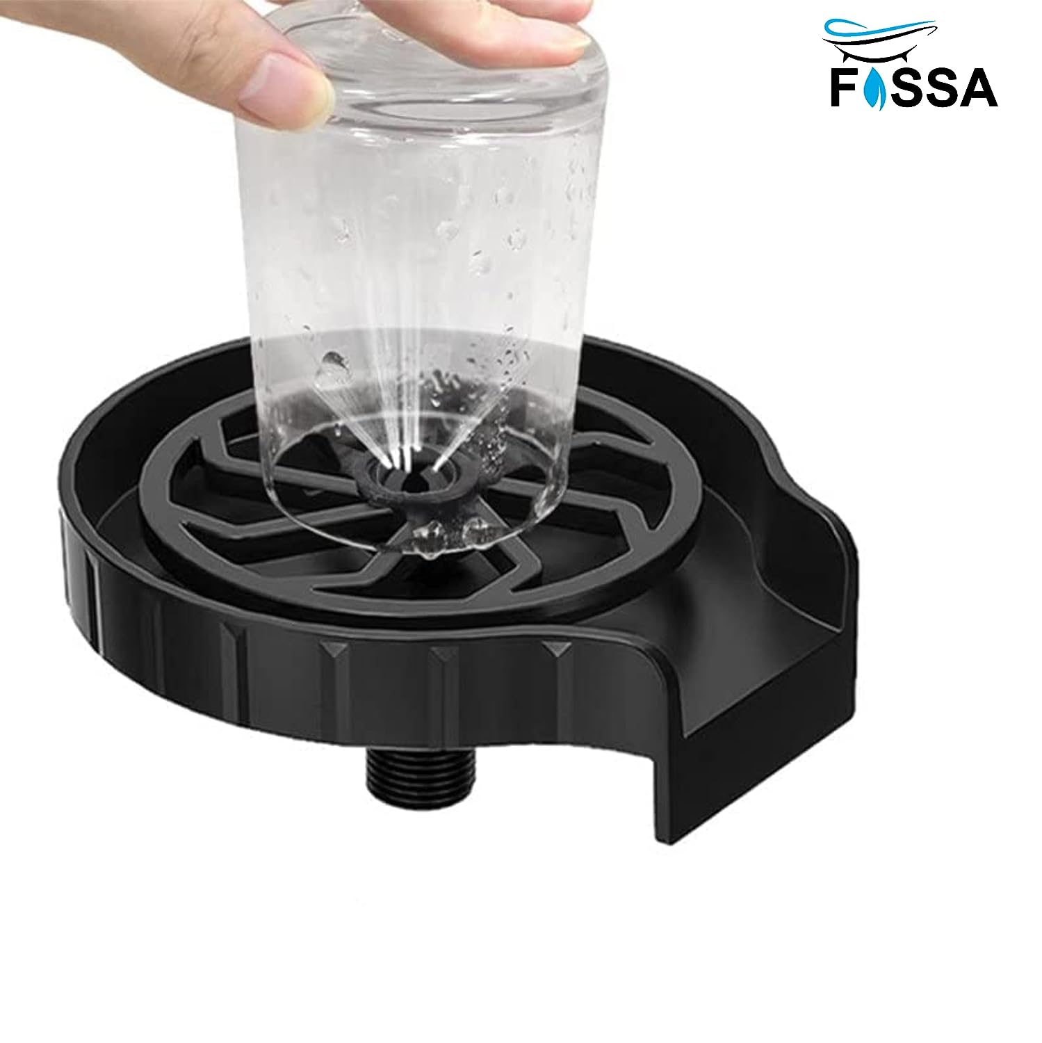 Kitchen Sink Faucet Bottle Washer Faucet Glass Washer Cleaner Accessories Quick Rinser for Baby Bottle Bar Glass Rinser Kitchen Sink Automatic Flushing Device (Plastic) Fossa Home