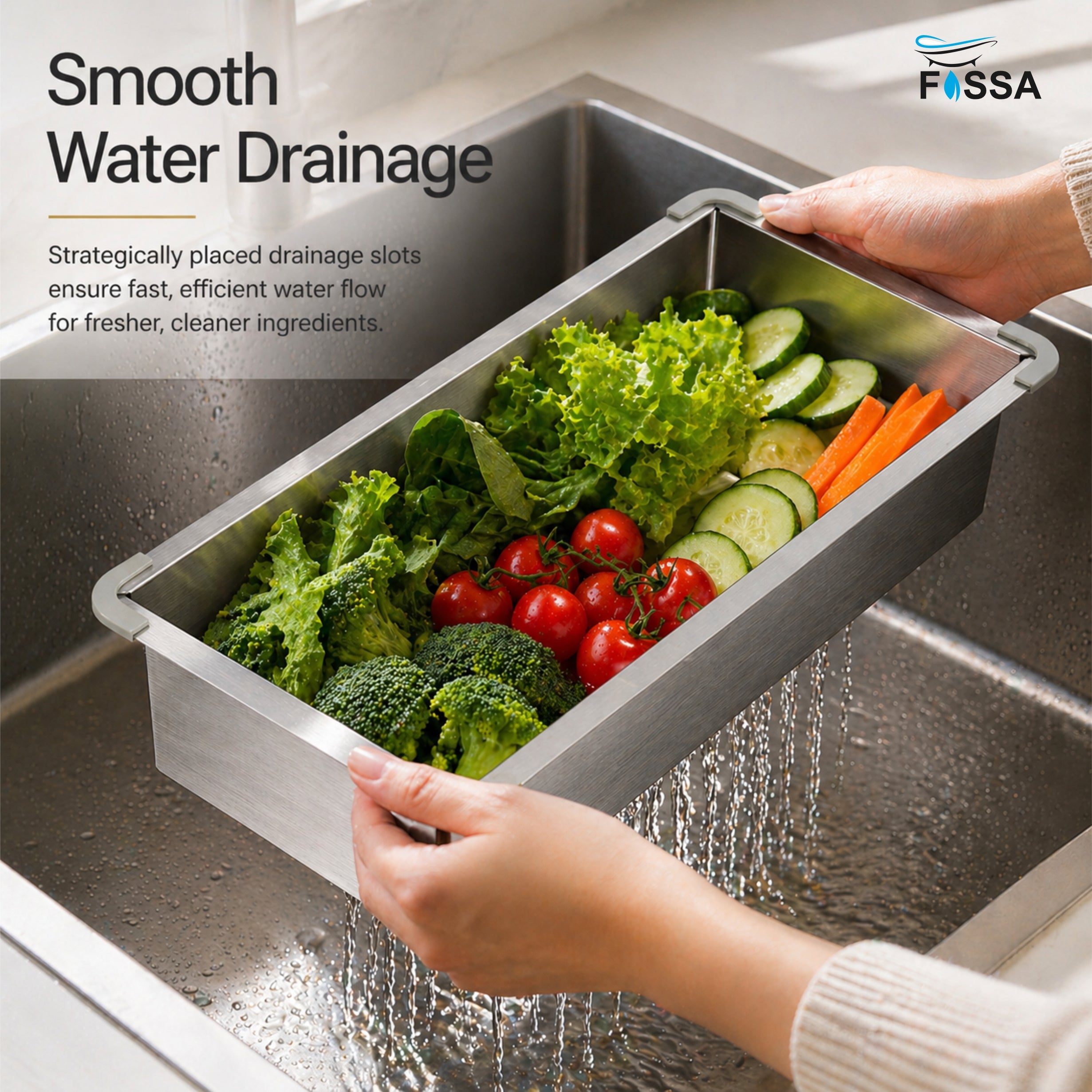 Ideal for Fruits, Vegetables, Cups & Small Kitchen Items