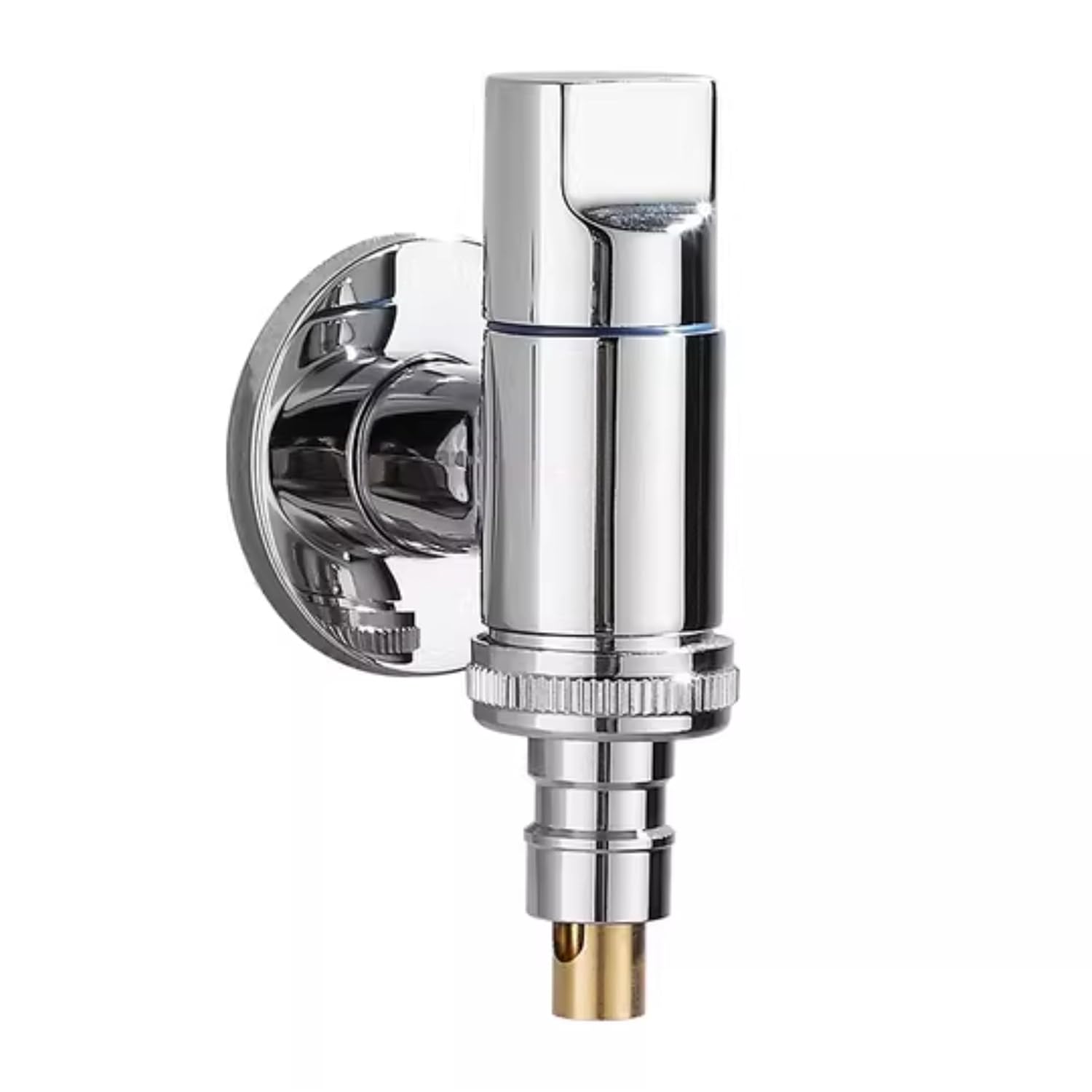 Laundry Faucet Silver Stainless Steel Angle Valve - Fossa Home 