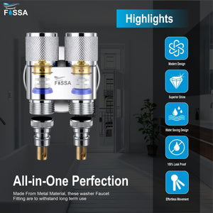 Ideal for Washing Machine & Bathroom Connections