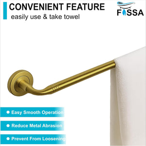Stylish gold towel rod upgrades modern and premium bathroom interiors.