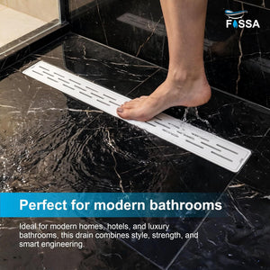 A practical drainage solution designed for bathrooms, shower enclosures and wet areas.