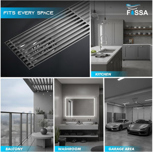 Tile Insert Design | Seamless Floor Look | Fast Drainage | Easy Cleaning